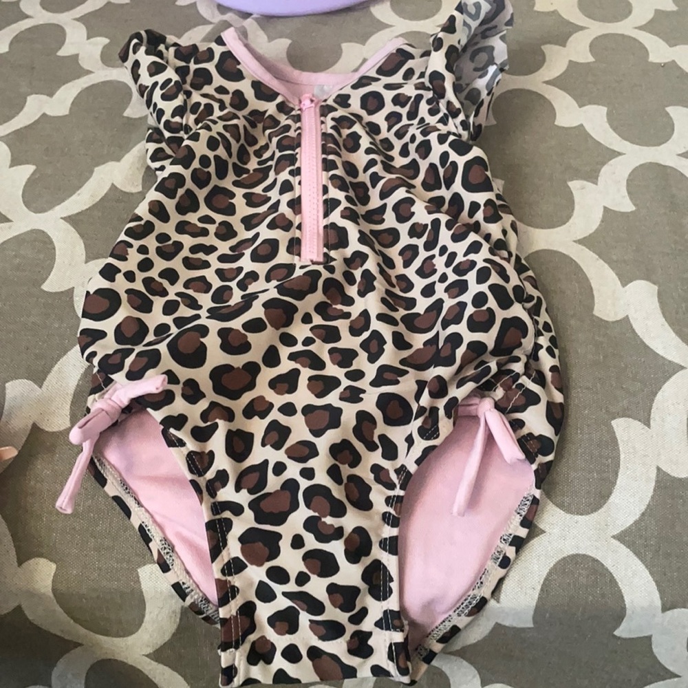 3T Leopard print bathing suit
